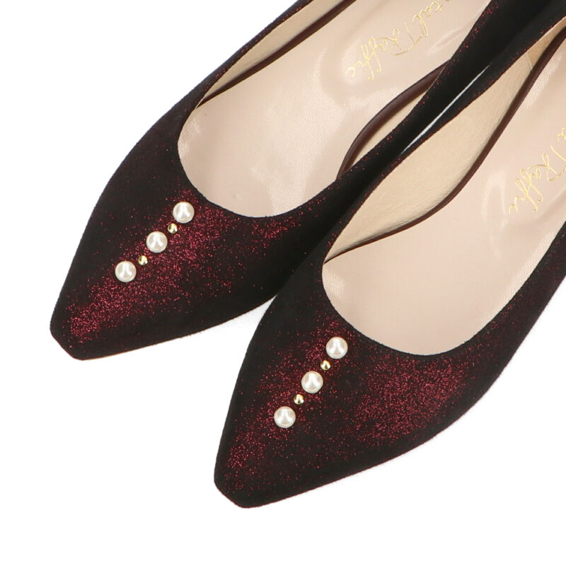 ORiental TRaffic「パールモチーフフラットパンプス/R-2014」|パンプス|