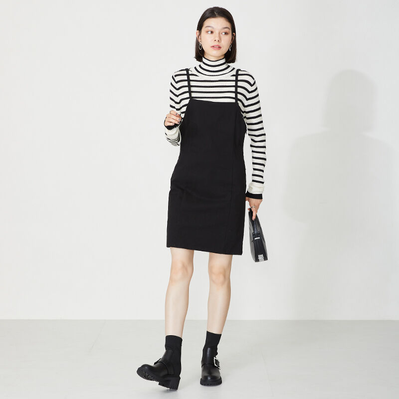 ORiental TRaffic「厚底 ビジュー ニットブーツ /31434 足首柔らかい 歩きやすい」|ショートブーツ|