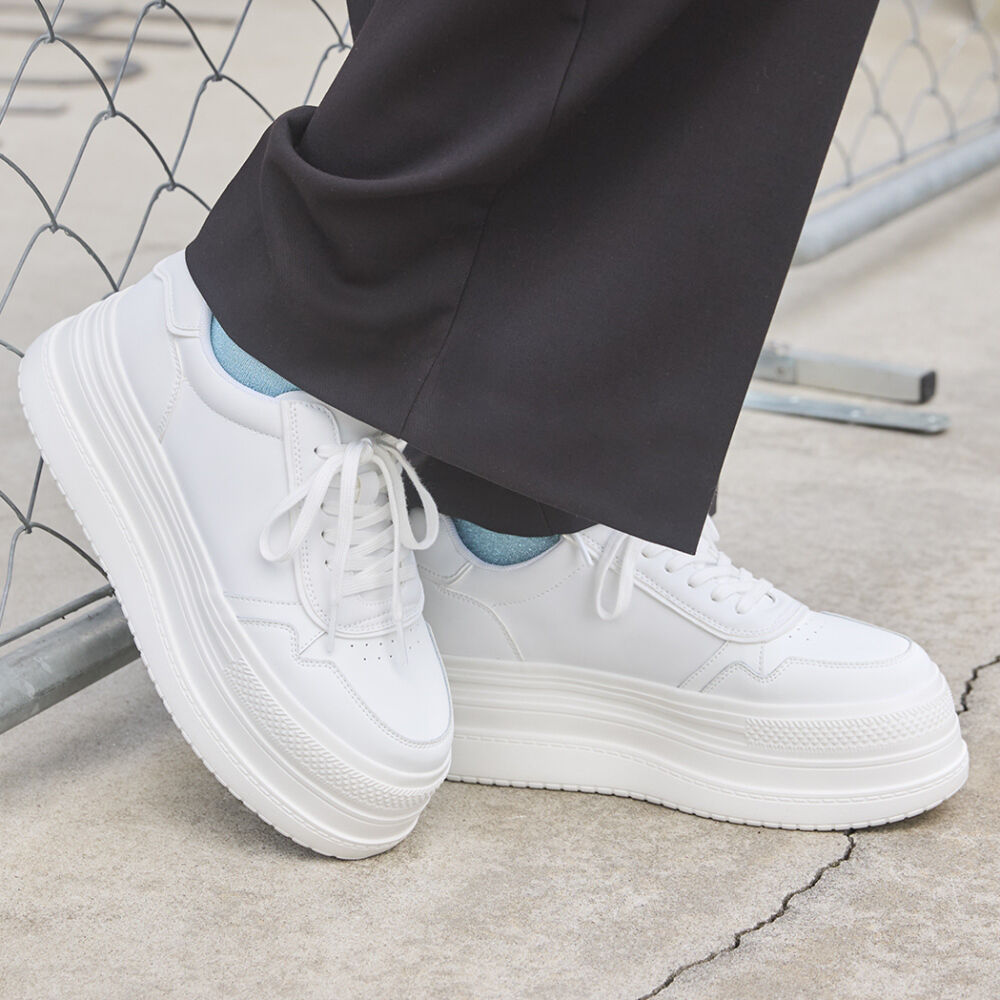 ORiental TRaffic「厚底ローカットスニーカー/OT3736」|スニーカー|WHITE