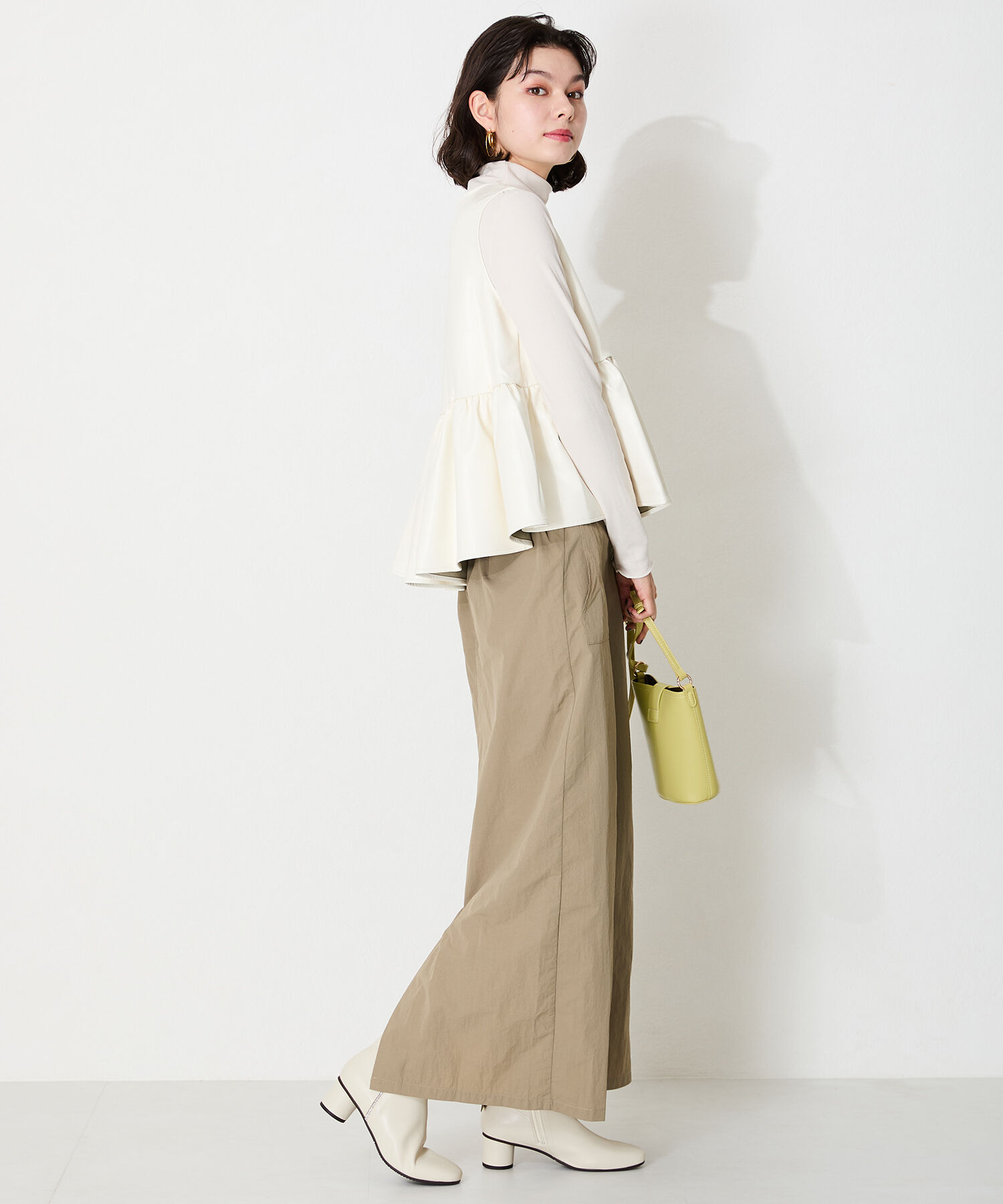 WA Oriental TRaffic「ラインストーン 切替 ショート ブーツ /42404」|ショートブーツ|