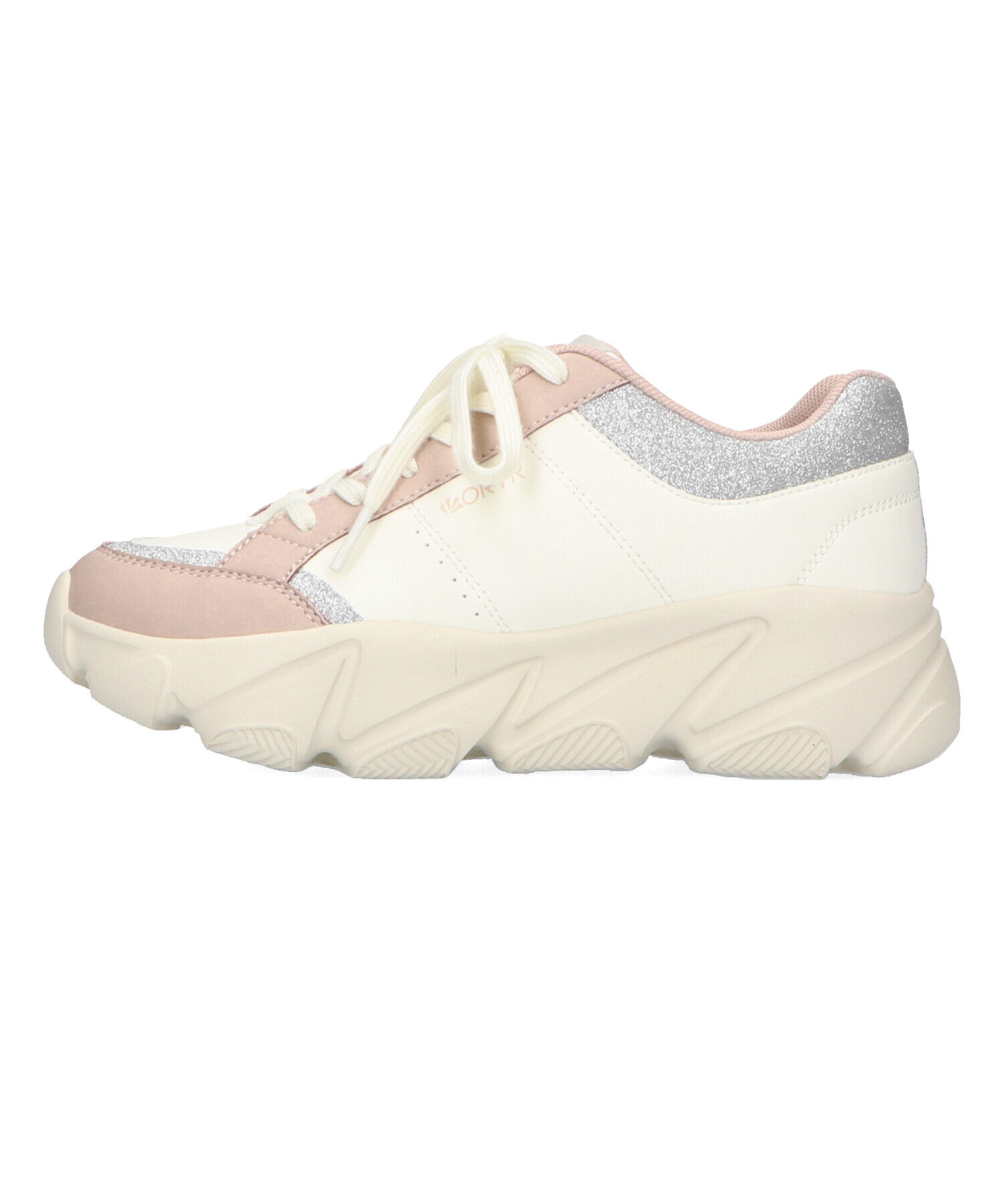 ORiental TRaffic「グリッター&times;スムース厚底スニーカー/OT3741」|スニーカー|