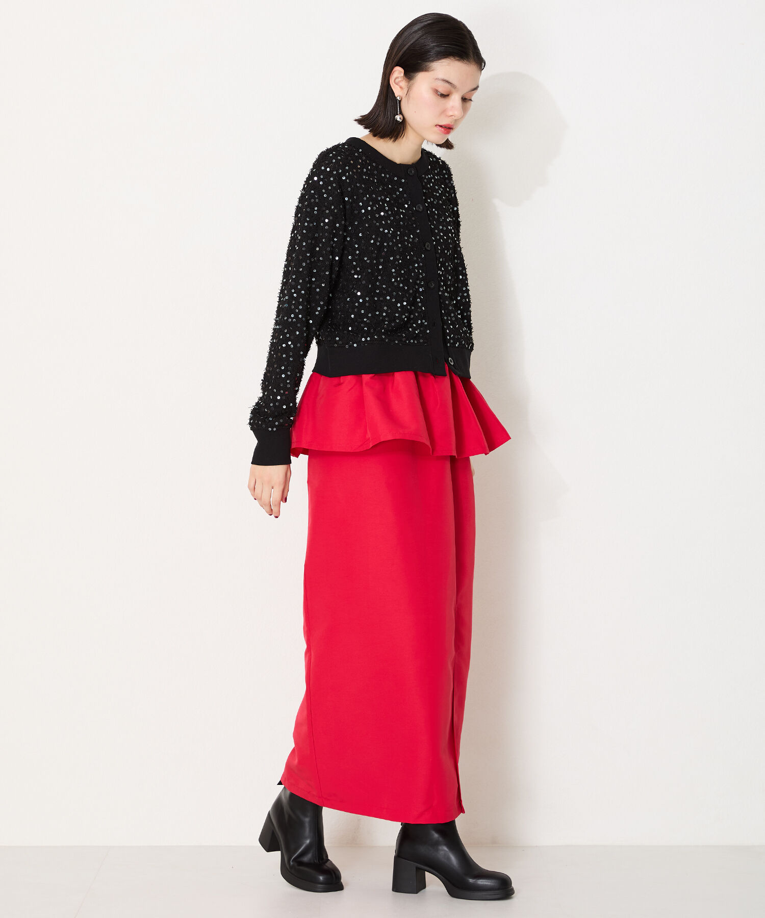 ORiental TRaffic「オブリークトゥ バック ジップ ブーツ /41420」|ショートブーツ|