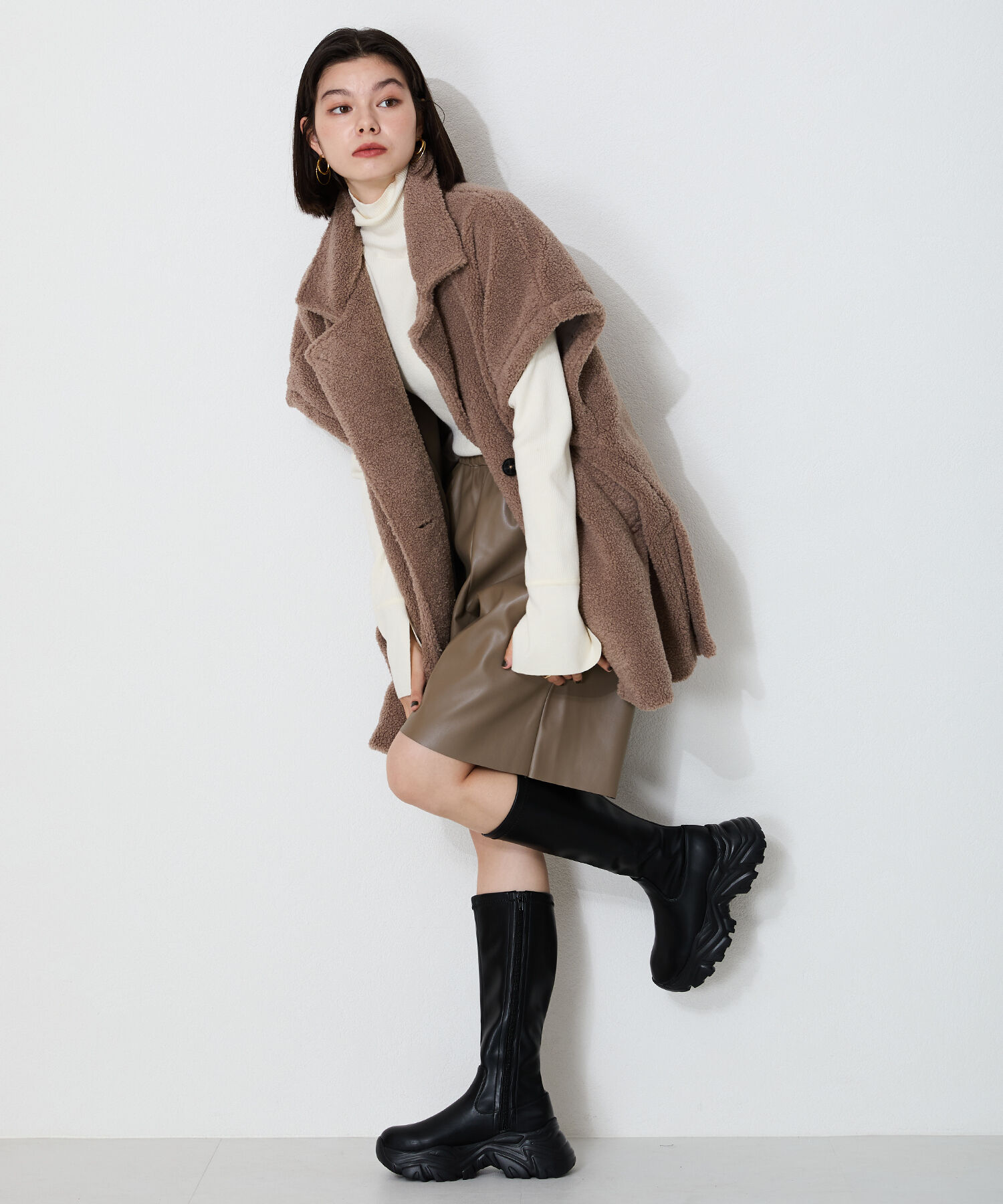 ORiental TRaffic「スニーカーソールロングブーツ/41503」|ロングブーツ|