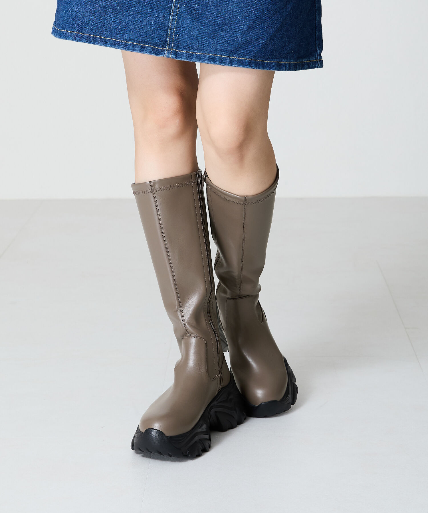 ORiental TRaffic「スニーカーソールロングブーツ/41503」|ロングブーツ|