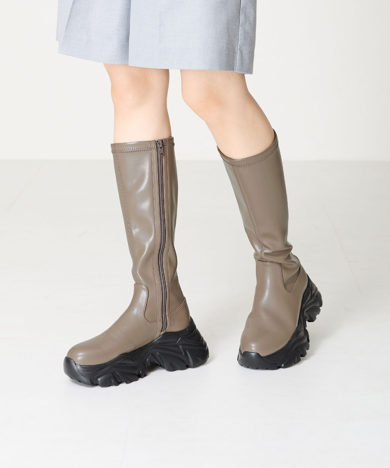 ORiental TRaffic「スニーカーソールロングブーツ/41503」|ロングブーツ|