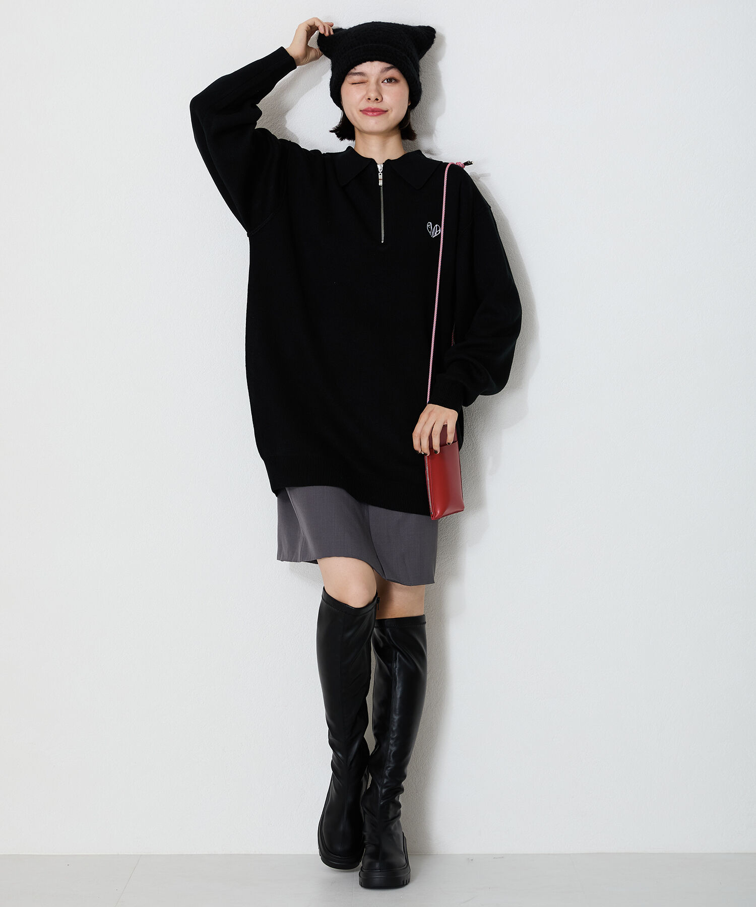 ORiental TRaffic「ストレッチニーハイブーツ/41505 ロング ヒール8.5ｃｍ」|ロングブーツ|