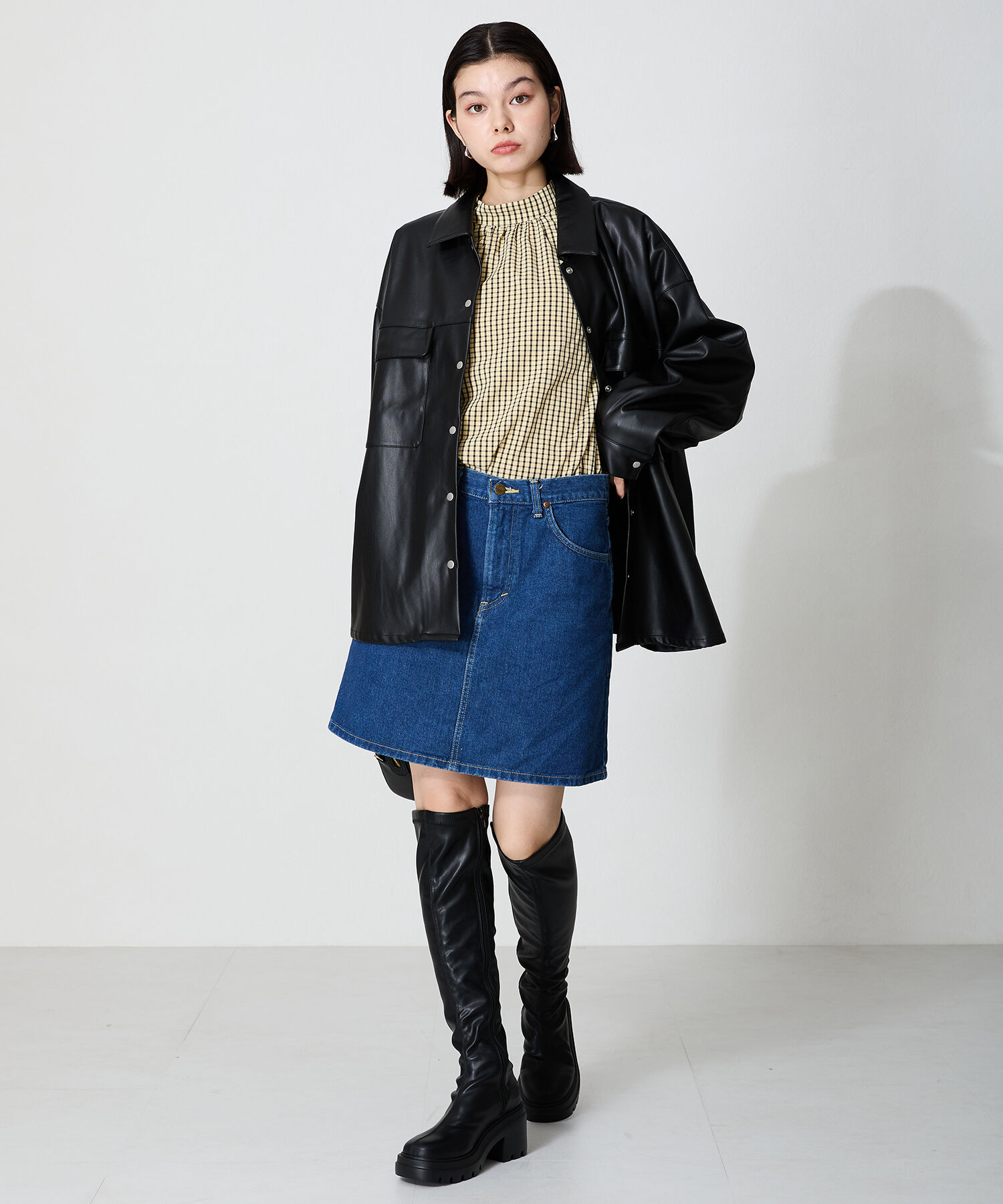 ORiental TRaffic「ストレッチニーハイブーツ/41505 ロング ヒール8.5ｃｍ」|ロングブーツ|