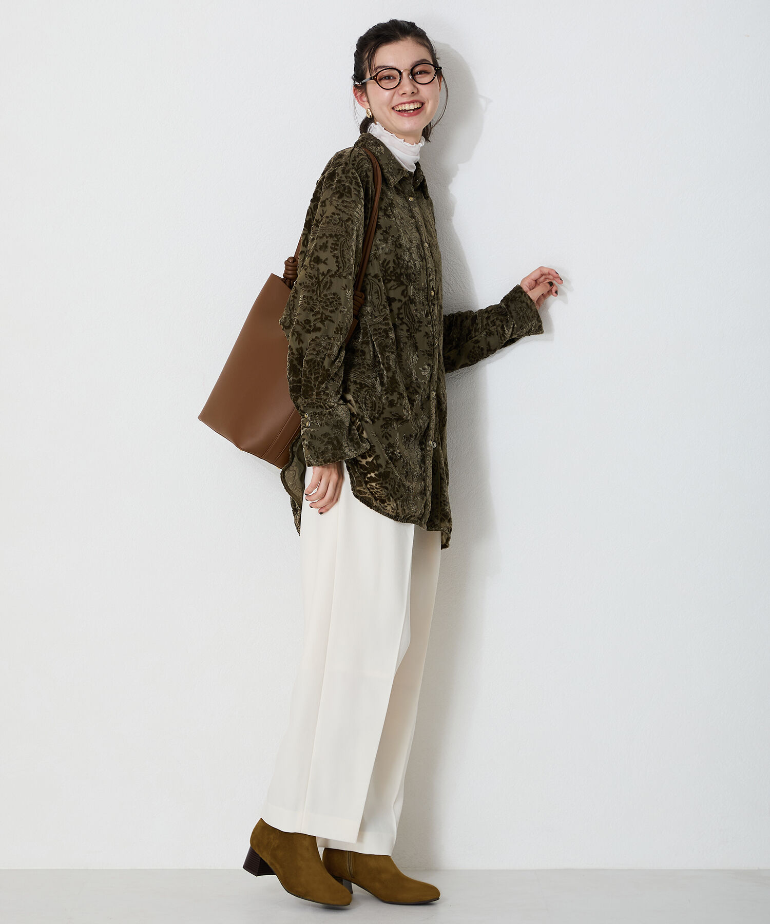 WA Oriental TRaffic「ビットモチーフミドルヒールブーツ/42406」|ショートブーツ|