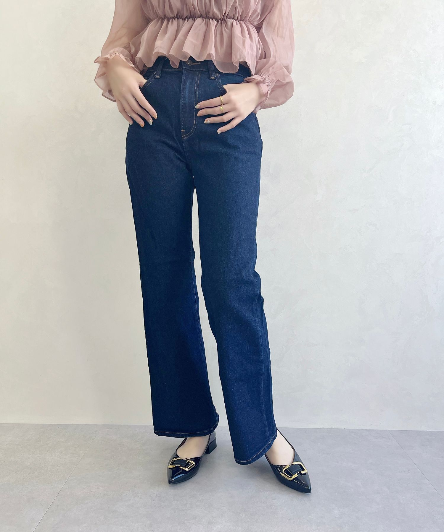 ORiental TRaffic「ポインテッドトゥモチーフパンプス/51104 パンプス フラット 人気 トレンド」|パンプス|