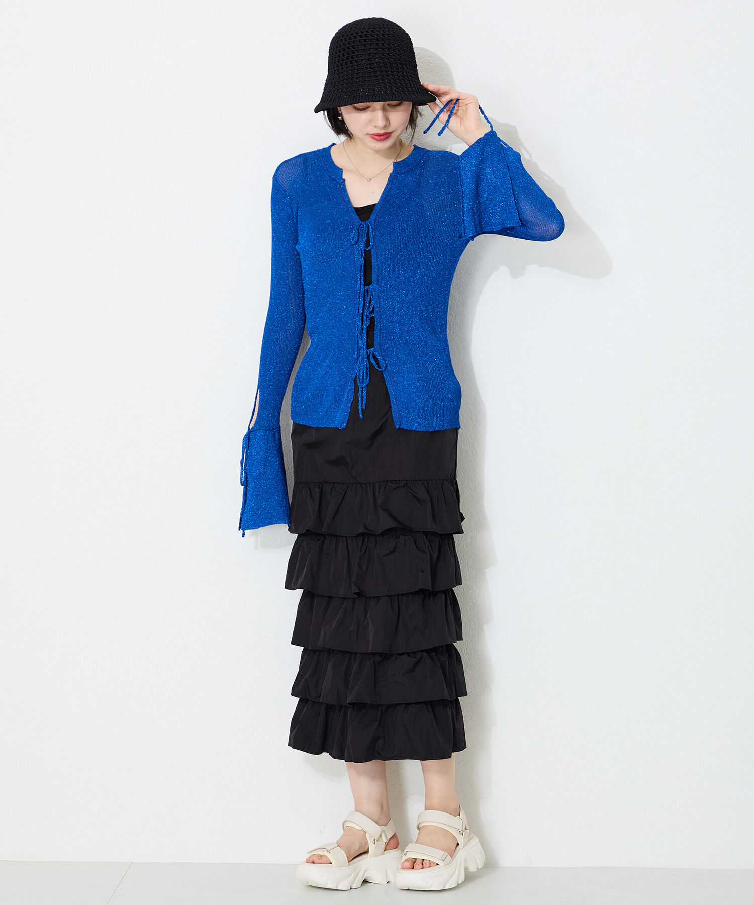 ORiental TRaffic「ボリュームソールベルトスポサン/51212 サンダル 厚底 人気 売れてる」|サンダル|