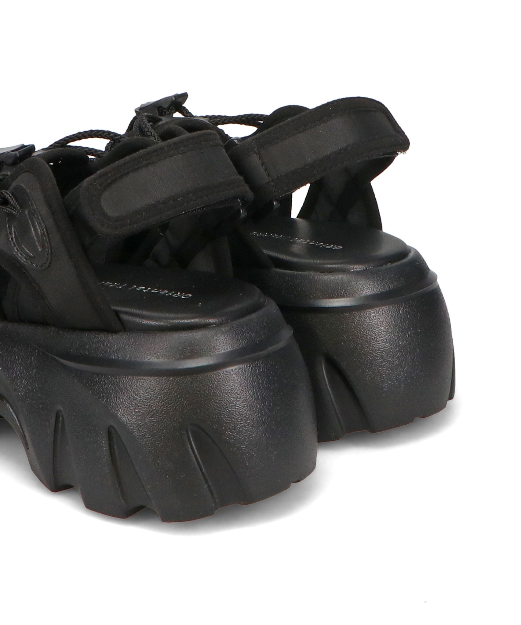 ORiental TRaffic「ドローコード&times;メッシュ厚底サンダル/51210 サンダル 厚底　メッシュ トレンド」|サンダル|