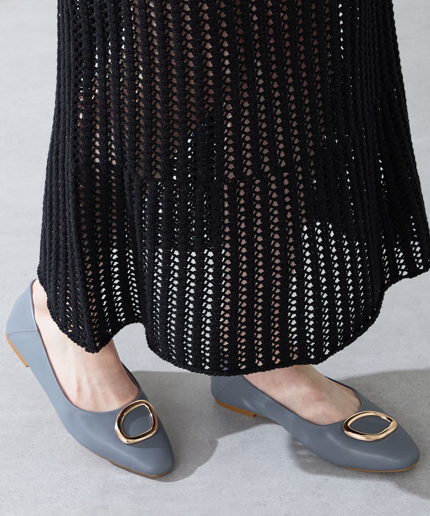 WA Oriental TRaffic「ゴールドモチーフフラットパンプス/52309」|パンプス|