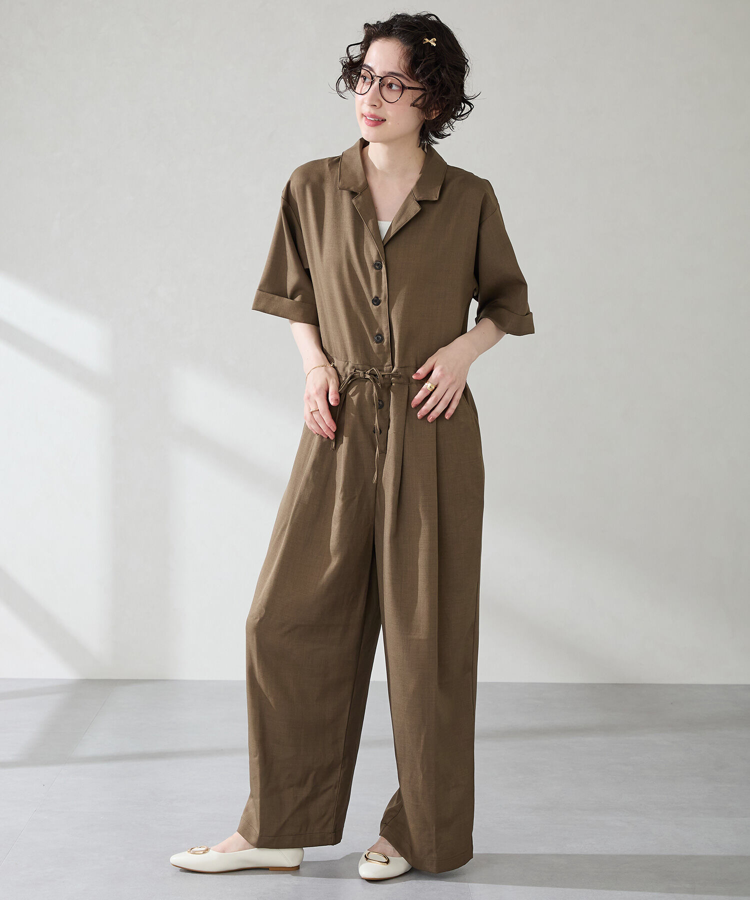 WA Oriental TRaffic「ゴールドモチーフフラットパンプス/52309」|パンプス|