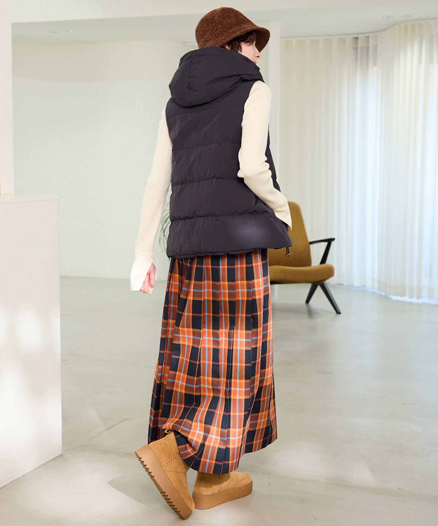 ORiental TRaffic「【 軽量 】 サイドスリット 厚底 ムートン ショートブーツ /51425 防寒」|ショートブーツ|