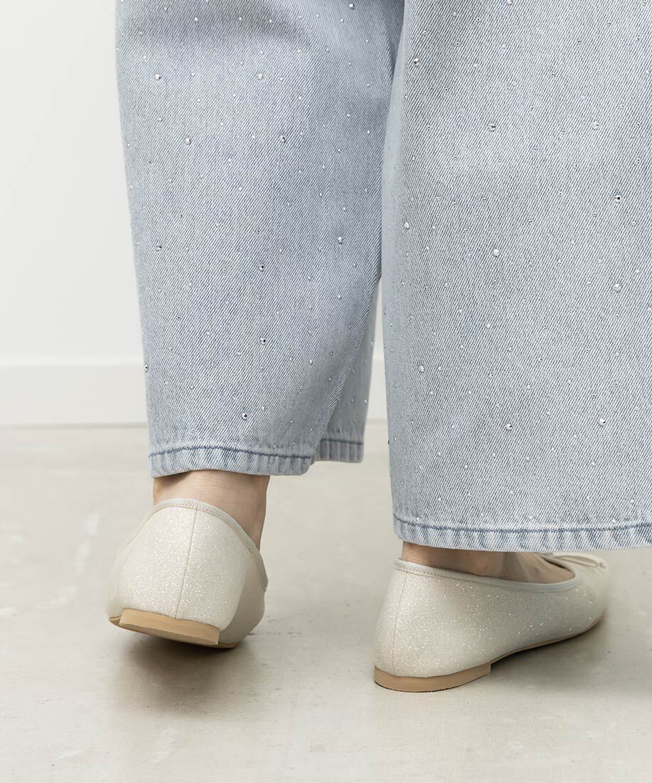  「軽量 スクエアトゥフラットパンプス」|パンプス|