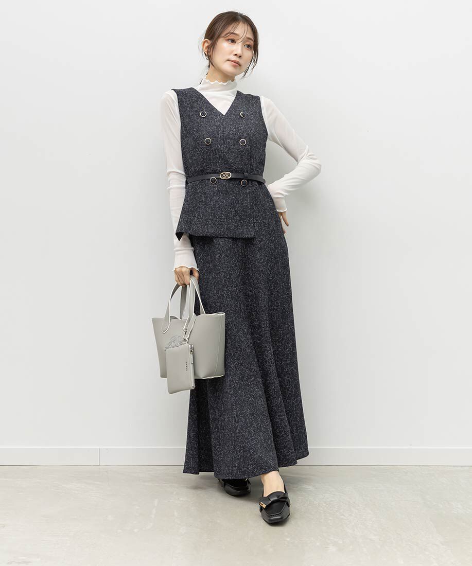  「スクエアトゥリボンモカシンシューズ」|ローファー|