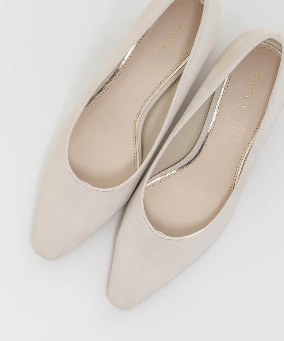  「2WAY ビジューモノグラムリボンパンプス」|パンプス|