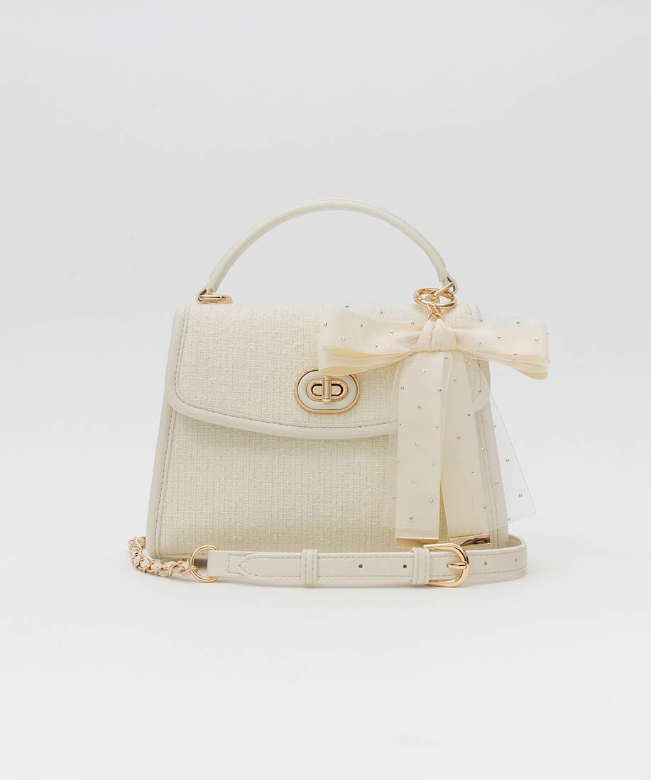  「2WAY リボンチャームハンドバッグ」|ハンドバッグ|