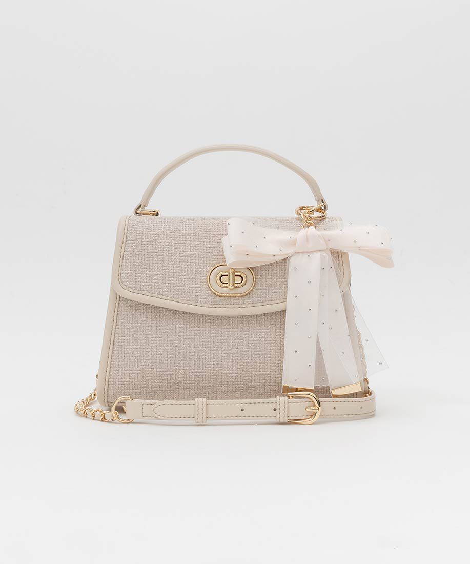  「2WAY リボンチャームハンドバッグ」|ハンドバッグ|