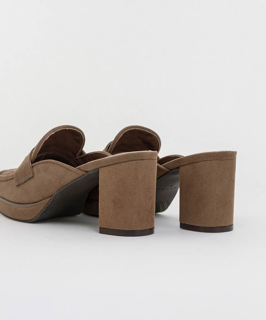  「ウーブンデザインミュールローファー」|ルームシューズ|