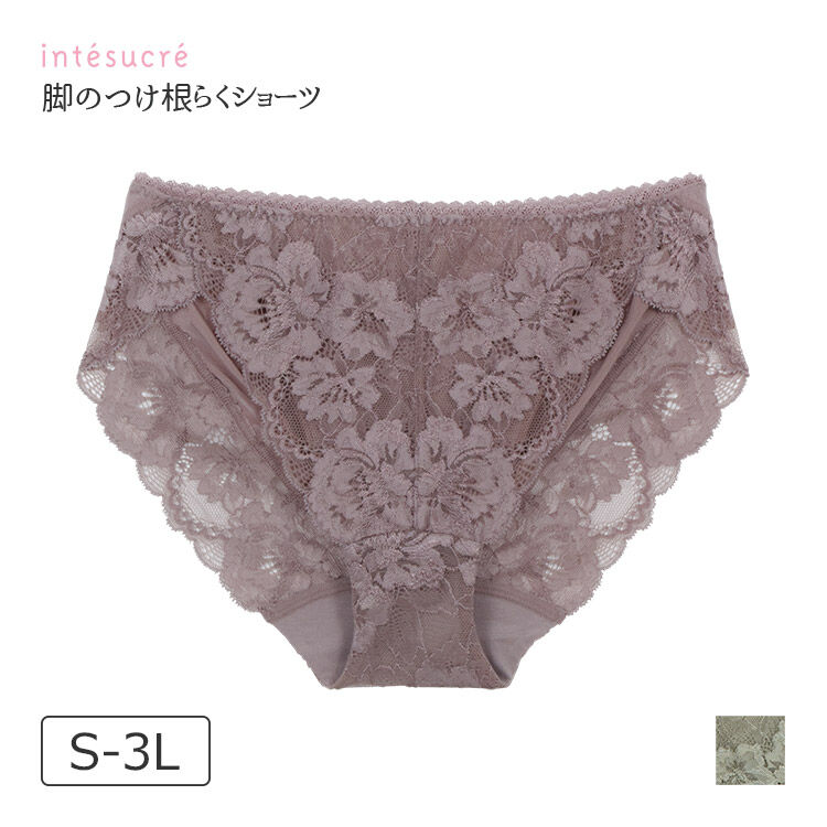 intesucre「アンテシュクレ 脚のつけ根らくショーツ IBN336ペア スタンダードショーツ ISP336」|インナー|