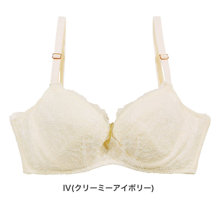 intesucre「アンテシュクレ らくしてキレイ ソフトワイヤーtype ブラジャー単品 BCDEF IBT353」|インナー|IV