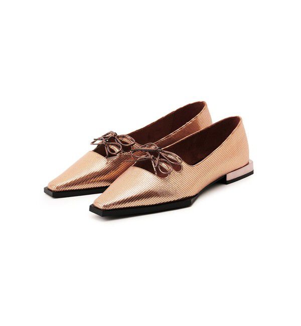 SY UNITED ARROWS「＜SY＞ダブルリボンピース フラット15●&uarr;」|パンプス|