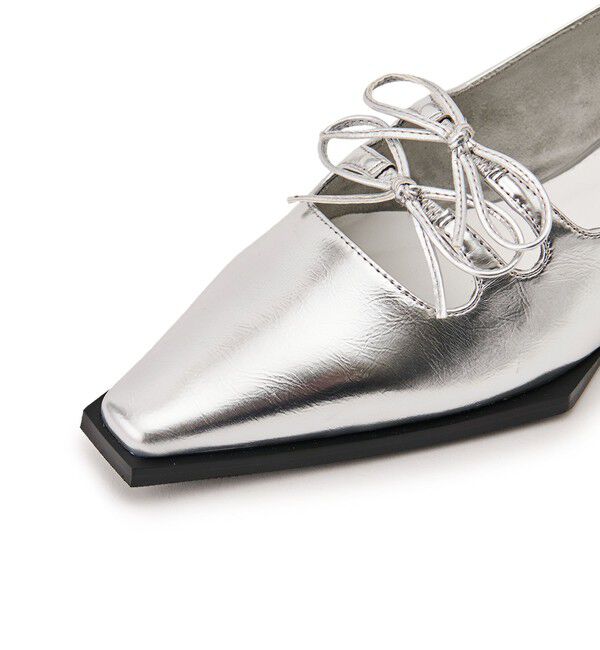 SY UNITED ARROWS「＜SY＞ダブルリボンピース フラット15●&uarr;」|パンプス|