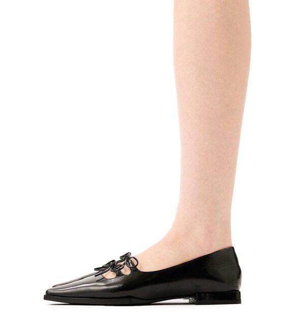 SY UNITED ARROWS「＜SY＞ダブルリボンピース フラット15●&uarr;」|パンプス|