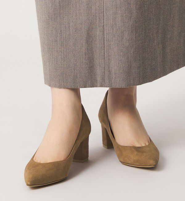 ODETTE E ODILE「ポインテッドブロックヒール パンプス55&darr;&uarr;」|パンプス|