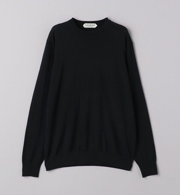 UNITED ARROWS「＜SOVEREIGN＞ハイゲージ クルーネックニット」|ニット・セーター|