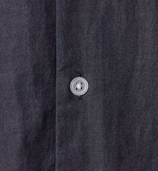 UNITED ARROWS「オーガニックコットン セミワイド ツイルデニムシャツ」|シャツ・ブラウス|