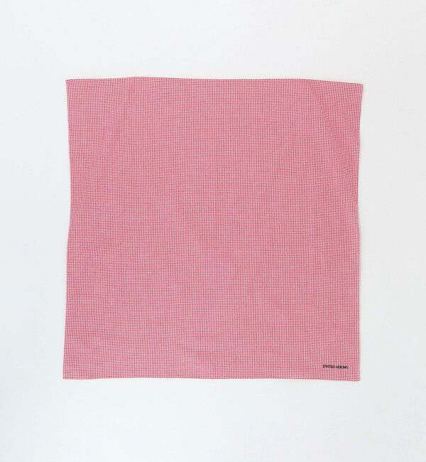 UNITED ARROWS「コットン チェック ハンカチ」|ハンカチ|