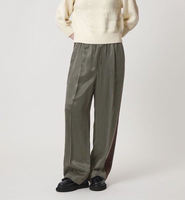 ASTRAET「＜ASTRAET＞ キュプラ ツイル ソクショウ ワイドパンツ」|その他|