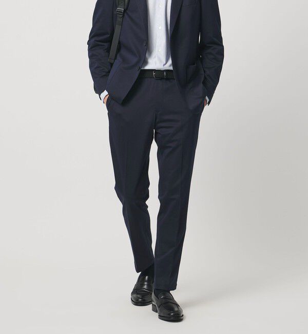 UNITED ARROWS「モックロディ ノープリーツ パンツ UA COZY ウォッシャブル ストレッチ」|テーラードジャケット|