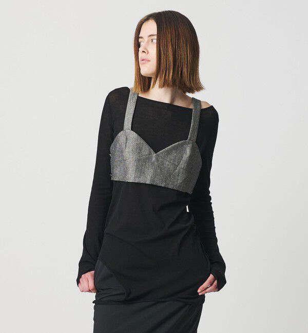 AEWEN MATOPH「＜AEWEN MATOPH＞ウールリネンビスチェ」|その他|DK.GRAY