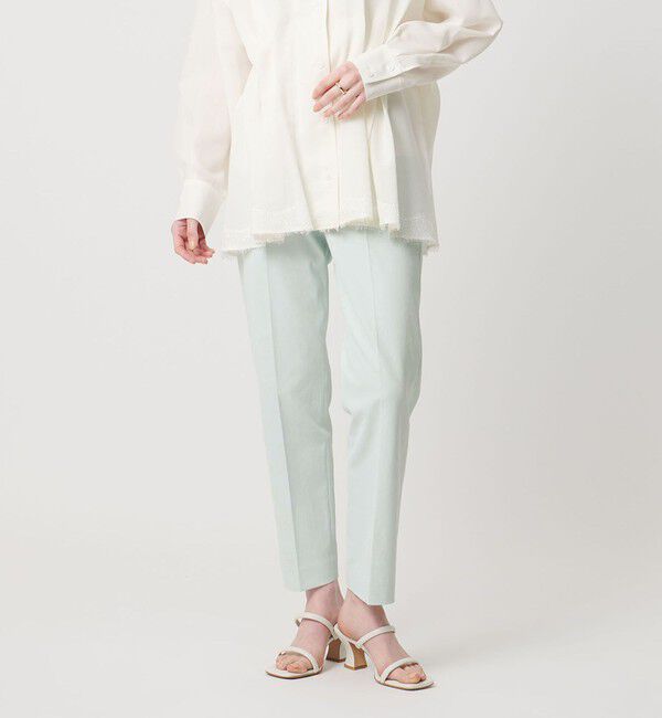 UNITED ARROWS「RIRANCHA ツイル スリムパンツ ‐ウォッシャブル‐」|スラックス|