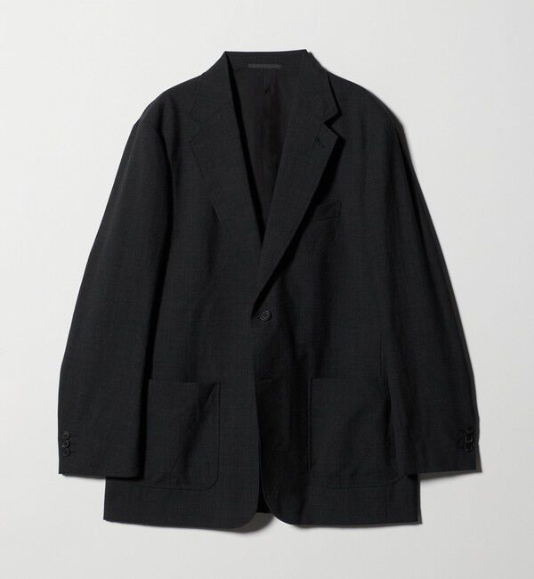 UNITED ARROWS「＜District＞ウォッシュド トロピカルウール シングル 2ボタン テーラードジャケット」|テーラードジャケット|
