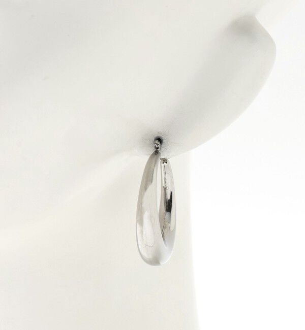 UNITED ARROWS「テーパード フープ ピアス」|ピアス|