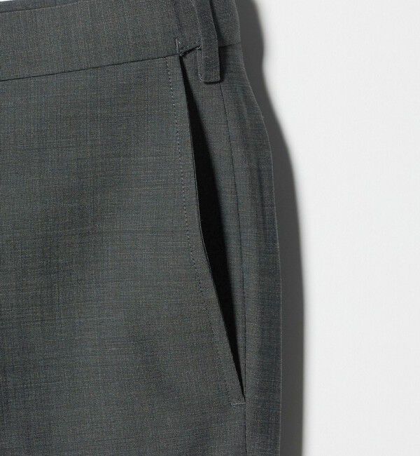 UNITED ARROWS「ピンヘッド トロピカル サイドエクステンド ノープリーツ スラックス COMFORT EASY‐MODEL ウォッシャブル 」|スラックス|