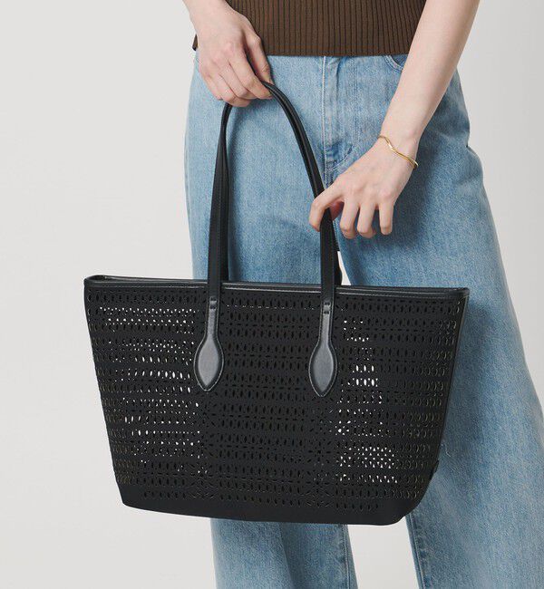 UNITED ARROWS「＜GIANNI CHIARINI＞MUSHUP トートバッグ」|トートバッグ|BLACK