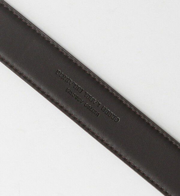 UNITED ARROWS green label relaxing「レザーライク STRC ドレスベルト」|ベルト|