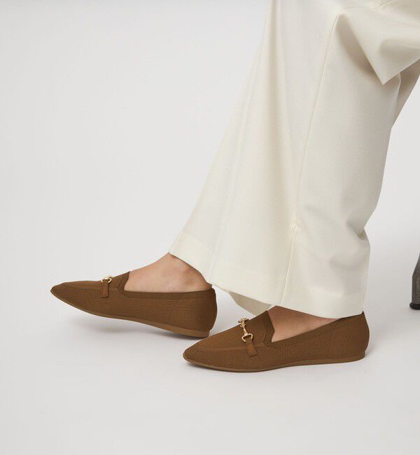 UNITED ARROWS green label relaxing「ウェルネス ニット ローファー 撥水・ウォッシャブル」|パンプス|