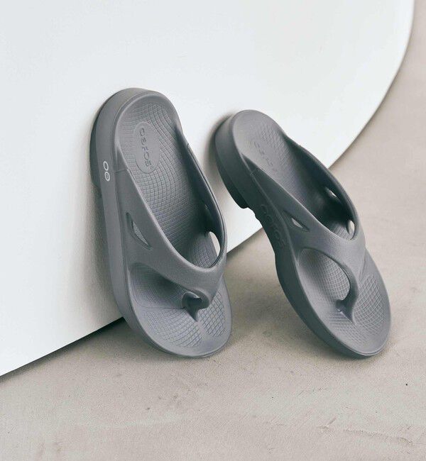 UNITED ARROWS green label relaxing「＜OOFOS＞OOriginal サンダル」|サンダル|MD.GRAY