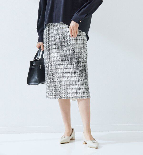 UNITED ARROWS green label relaxing「ツイードライク タイト スカート」|タイト|
