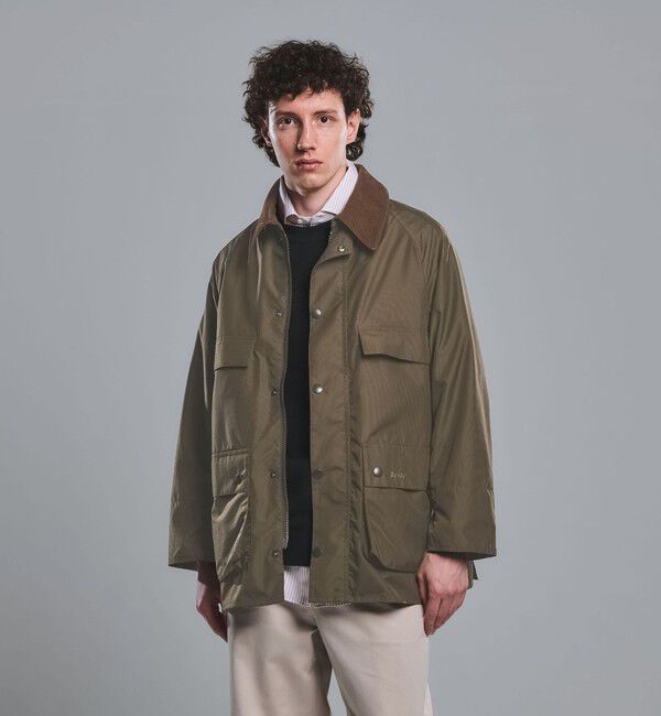 UNITED ARROWS green label relaxing「【別注】＜Barbour＞GLR オーバーサイズ オールド ビデイル ジャケット」|ブルゾン・スタジャン|OLIVE