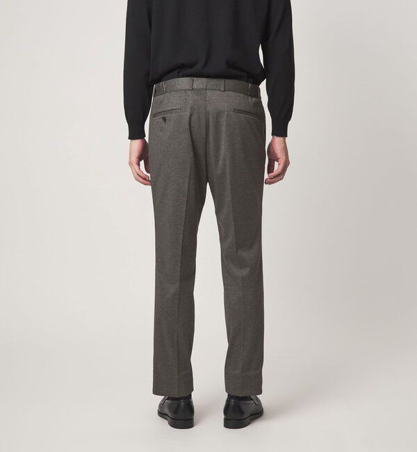 UNITED ARROWS green label relaxing「A+ プリントジャージ スタンダード セットアップ パンツ スラックス -ウォッシャブル・ストレッチ-」|スラックス|