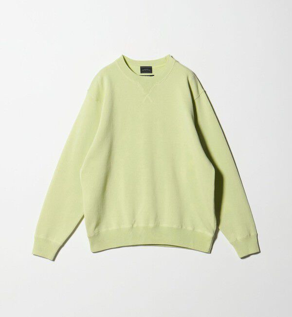 UNITED ARROWS green label relaxing「コットン シルク ミックス インレイ クルーネック ニット」|ニット・セーター|