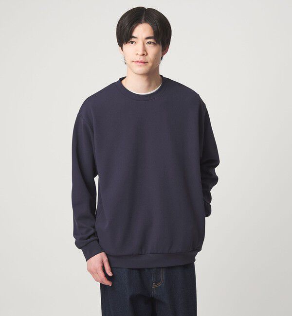 UNITED ARROWS green label relaxing「アムンゼン ツイル クルーネック ロングスリーブ カットソー -UVカット・吸水速乾・抗菌-」|Tシャツ・カットソー|