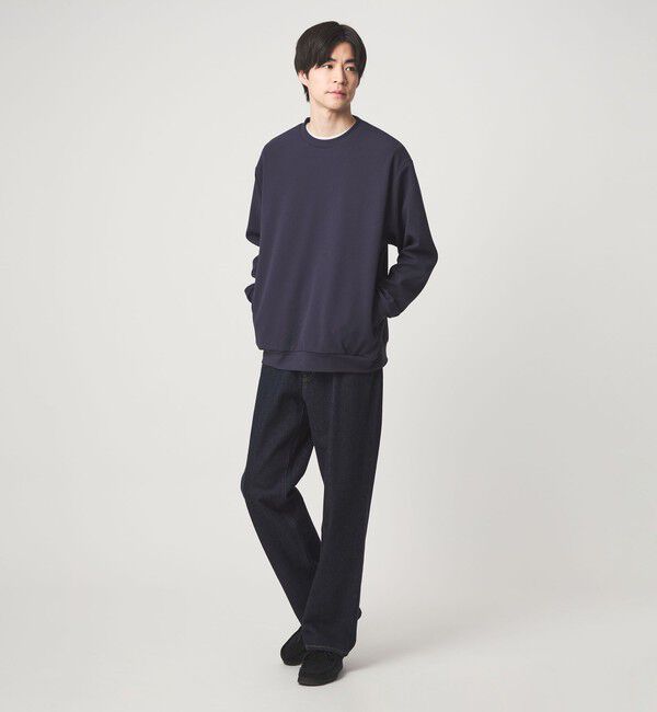 UNITED ARROWS green label relaxing「アムンゼン ツイル クルーネック ロングスリーブ カットソー -UVカット・吸水速乾・抗菌-」|Tシャツ・カットソー|